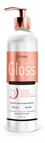 Borabella True Professional Cauter Gloss solução para hidratação de cabelo 500 ml