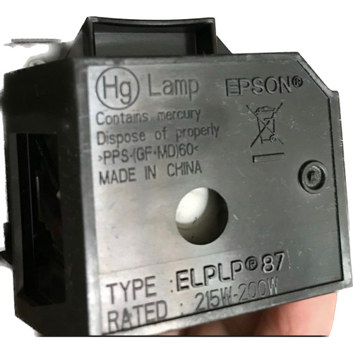 Lampara Epson 530 536wi 520 525w 535w Original Ref: Elplp87