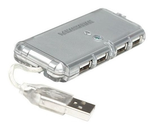 Mini Hub Usb 2.0 4 Puertos Manhattan 160599