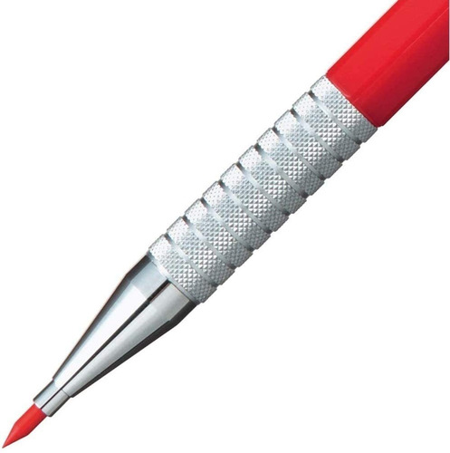 Lapiz Mecanico 2.0 Mm Uni Con Minas Rojas De Repuesto