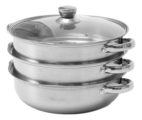 Olla De Sopa De Vapor De Gran Capacidad De Acero Inoxidable