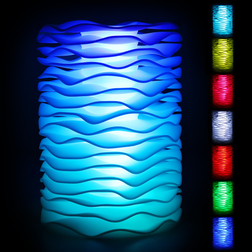 Luz TOKNEI STGK96613 color crema con pantalla color blanco 127V 17cm x 13.8cm x 13cm de diámetro
