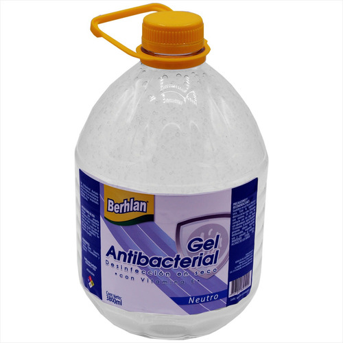 Imagen 1 de 3 de Gel Antibacterial Alcohol Vit E