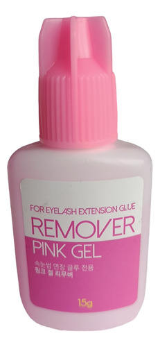 Removedor De Extensión De Pestañas Pink Gel 15g, Koreano