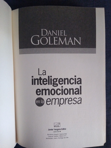 La Inteligencia Emocional En La Empresa De Daniel Goleman