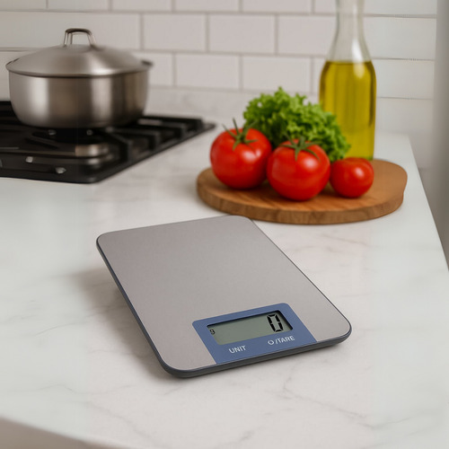 Balanza Digital Alimentos Cocina Acero Inoxidable 1gr A 5kg Gris 5 Kg