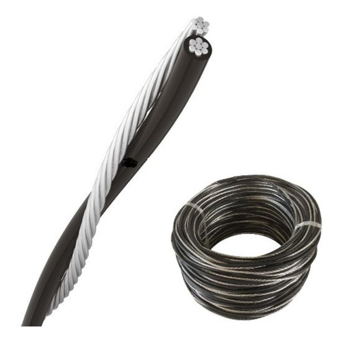 Cabo Duplex 16mm 2 X 16 Aluminio Com 2500 Metros