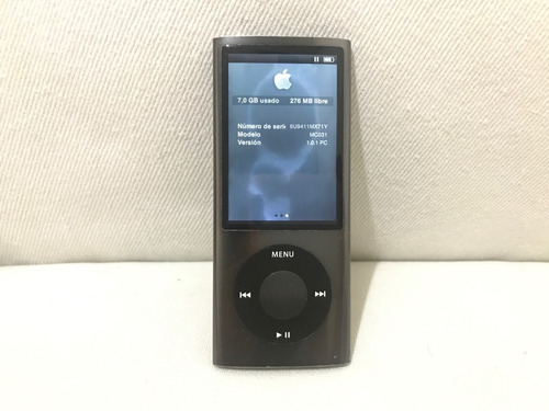iPod Nano 5ta Generacion 8 Gb Mod A1320 Black Usado | MercadoLibre