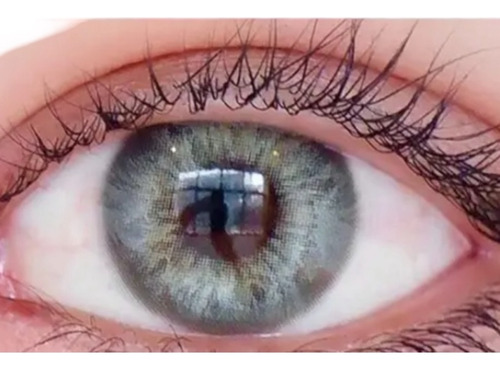 Pupilentes Efecto Real Forma De Pupila Verde Grisáceo Y Más
