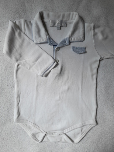 Body Baby Cottons Manga Larga 9 Meses