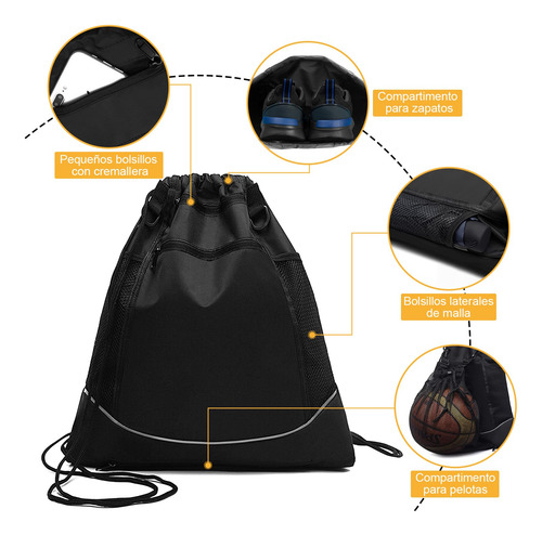 Yostyle Mochila Deportiva Con Cordón Morral Deportivo