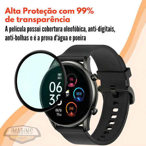 Película Proteção 3d Para Haylou Solar Plus Cobre Tela Toda