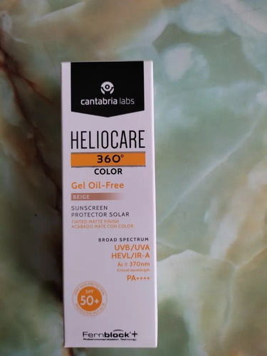 Heliocare 360 Gel Oil Free Color Beige | MercadoLibre