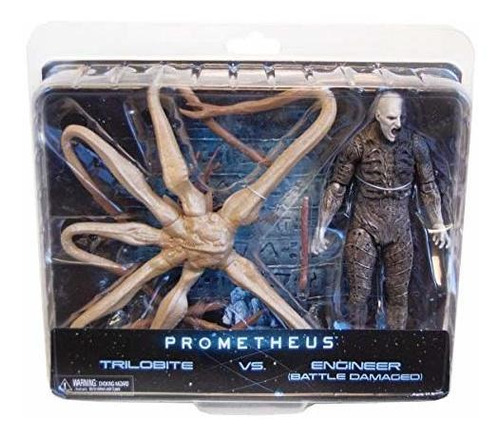 Neca Prometheus Trilobite Vs (battle-damaged) Wbxwf