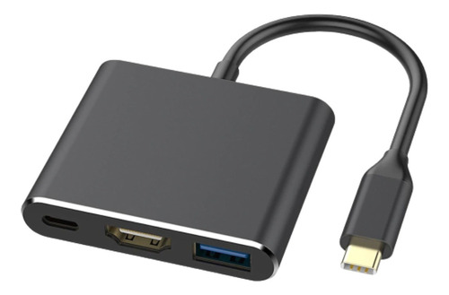 Adaptador Hub Tipo C Usb C A Hdmi 4k Usb 3.0 Tipo C Para Mac