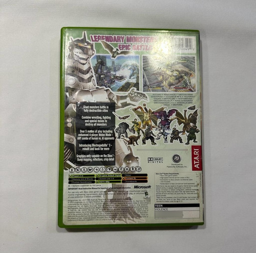 Godzilla Destroy All Monsters Melee- Xbox (Reacondicionado)