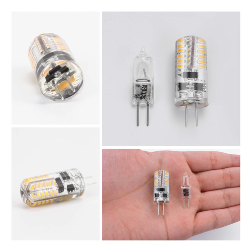 Dicuno G4 3w Led Luces De Luz Blanca Cálida De 12v A 20w ~