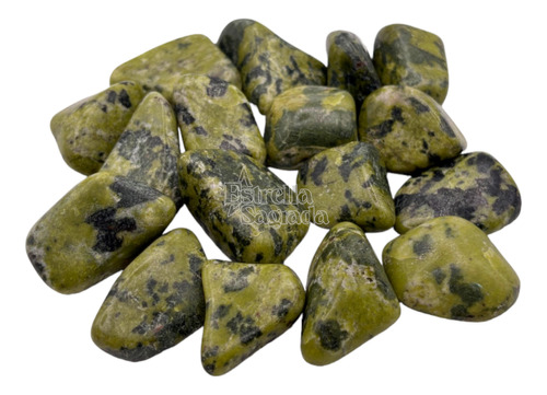 Piedra Jadeíta Rolada 1 Kilo - Estrella Sagrada