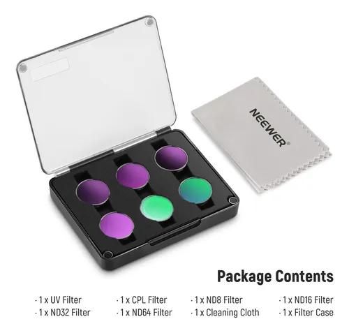 Kit De Filtros Neewer Nd Compatible Con Insta360 Go 3s Con F