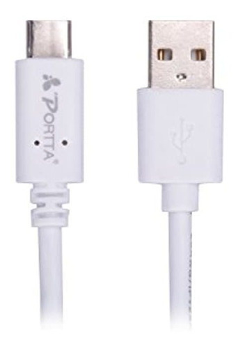 Portta  power Cable Micro Usb 2.0 type-c Durable Apoyo Smar