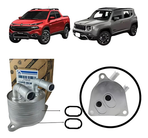 Resfriador Trocador De Calor Jeep Renegade Fiat Toro Enviojá