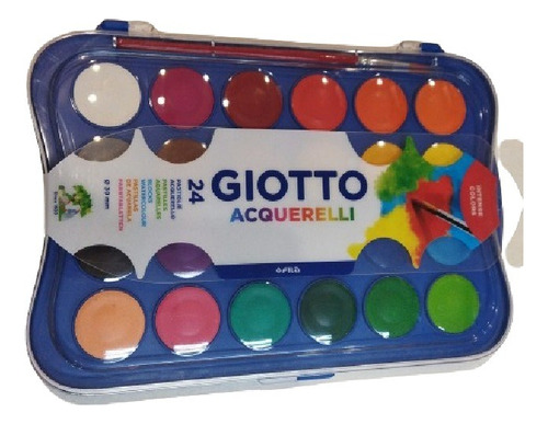 Acuarela Giotto 24 Colores C/pincel