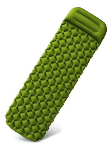 Colchoneta De Camping Almohada Inflable For Dormir Army V