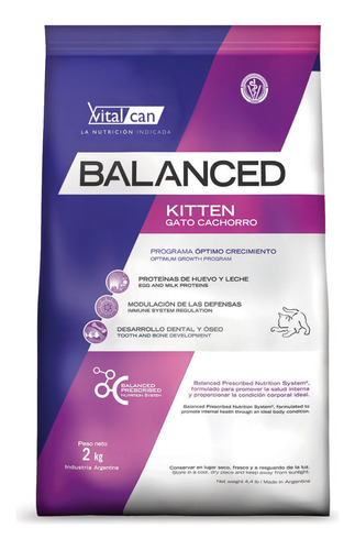 Balanced Gato Kitten X 2kg