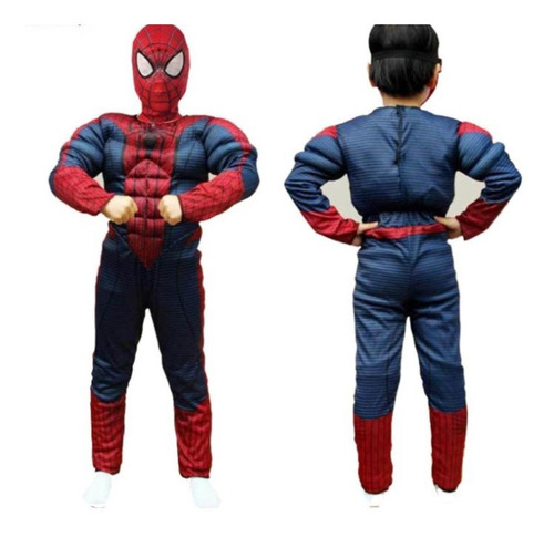Disfraz Hombre Araña / Spiderman Con Musculos 