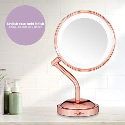 Espejo De Maquillaje Iluminado Con Aumento Conair, Espejo De
