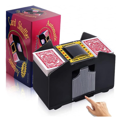 Unniweei Mezclador Automático De Cartas De 1 A 6 Barajas, Me