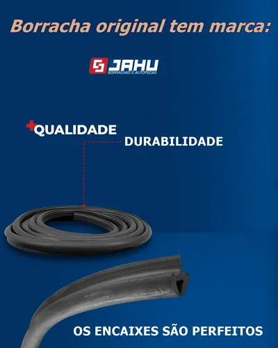 Borracha Vedação Porta Renault Clio 09/16 Original Jahu