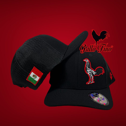 Gorra Gallo Fino Original Gallo La Muerte Negra Curva