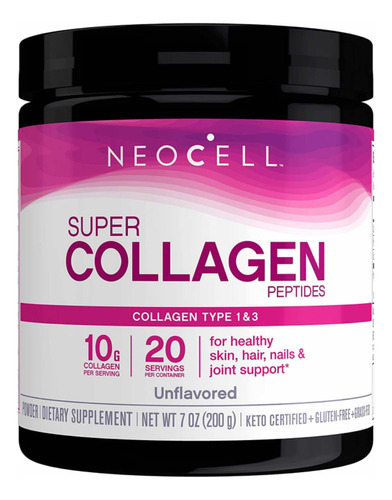 Colageno Hidrolizado Tipo 1 & 3 En Polvo Neocell Entrega Hoy