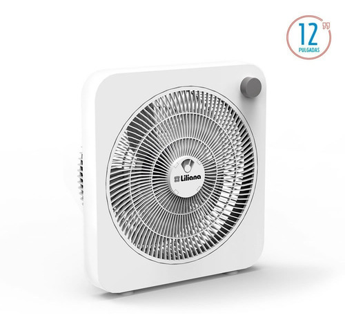 Ventilador De Piso Liliana Vtc12 Turbo Blanco 220 v Cantidad de aspas 5 Color de las aspas Transparente Diámetro 12 " Material de las aspas Plástico