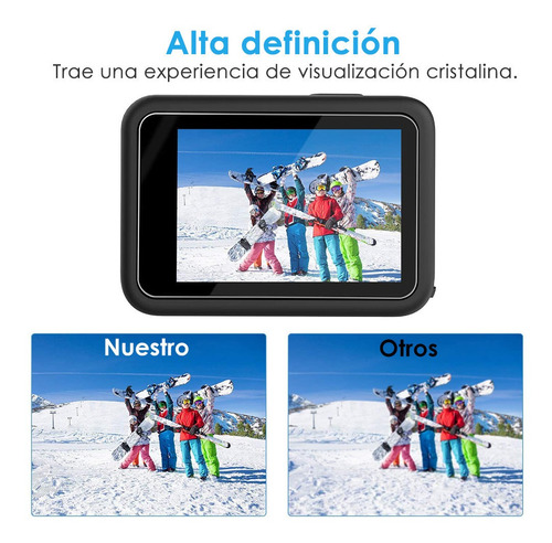 Imagen 6 de 7 de 6 Pcs Mica Protectores Pantalla Lente Para Gopro Hero 10/9