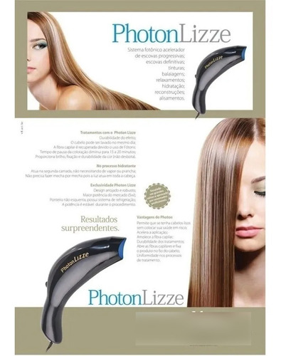 Imagem 10 de 10 de Photon Lizze Laser Capilar + Progressiva Organic Troia Hair