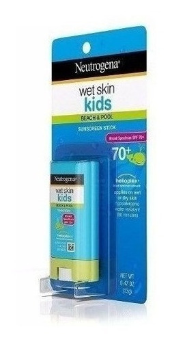 2 X Protetor Solar Bastão Neutrogena Kids Wet Skin Spf 70+