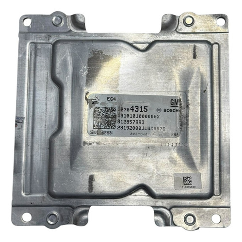 Kit Code Modulo Injeção Gm Onix 1.0 2019 2020 12704315