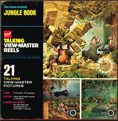 View- Master Talking  Jungle Book Antiguo