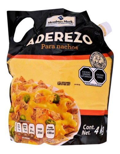 Imagen 1 de 3 de Queso Amarillo Para Nachos Member's Mark 4 Kg