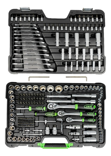 Kit De Herramientas De 216pz Con Dados De 12 Caras Jbm54250