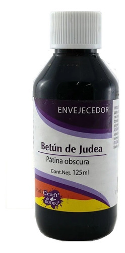 Pátina Para Repujado Betún De Judea 125ml (1 Frasco)