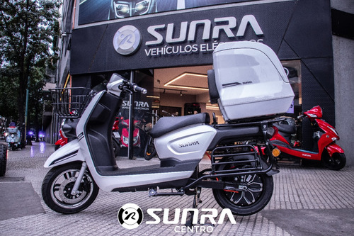 Moto Electrica Sunra Caguu Para Delivery + Envio Y Casco / G