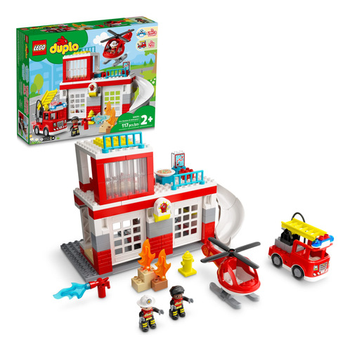 Lego Duplo Fire Station & Helicopter Playset 10970