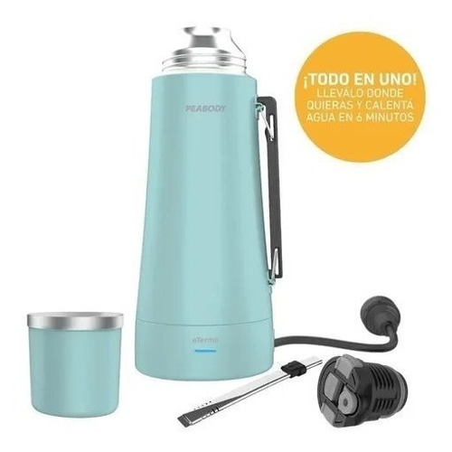 Termo Peabody Electico 700w 1 Lt Con Pico Cebador Y Bombilla
