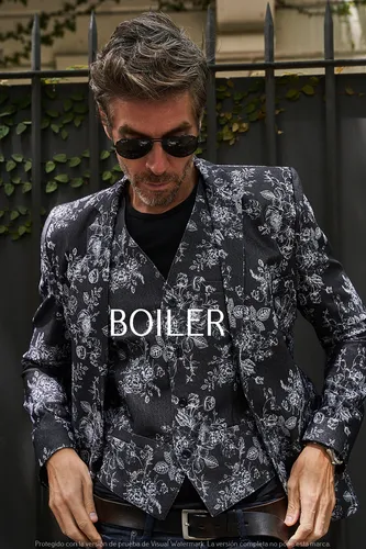 Chaleco Estampado Hombre De Vestir Elegante Dise o