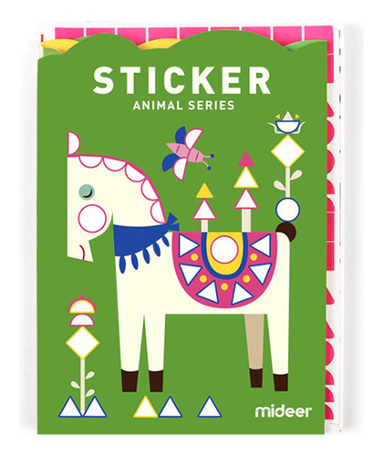 Stickers Geometricos Animales Mideer