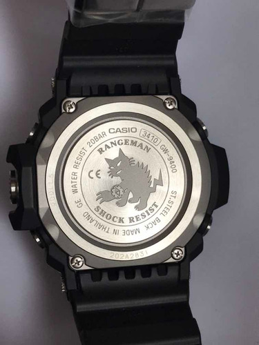 Relógio Casio G-shock Gw9400-1a Rangeman Solar