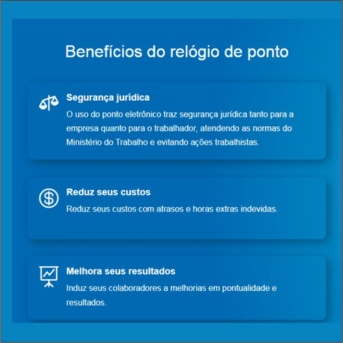 Relógio De Ponto + Software De Ponto Secullum Web + App